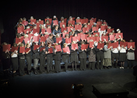 Helsinki Complaints Choir, photo by Petri Summanen, Central Art Archives -Finland